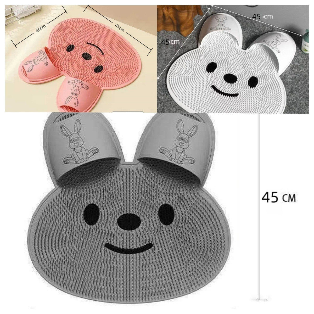 Silicone Foot Scrubbing Bath Mat