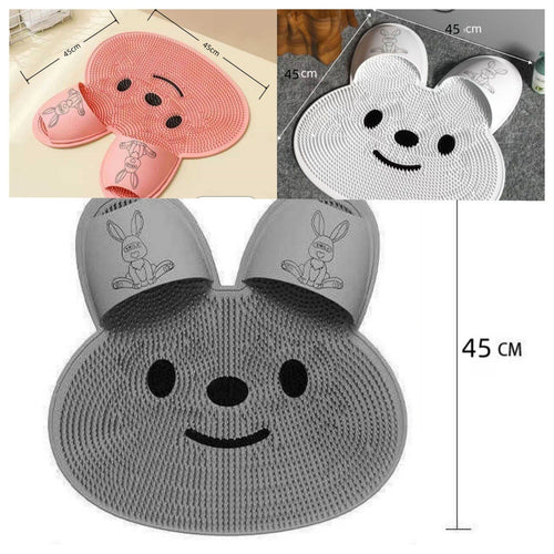 Silicone Foot Scrubbing Bath Mat