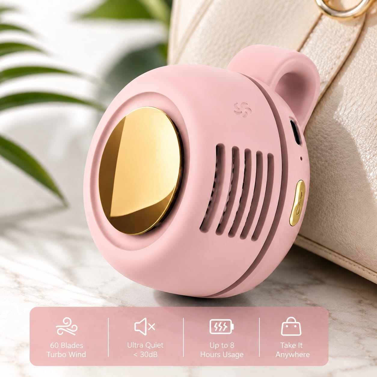 Portable USB Rechargeable Bladeless Fan