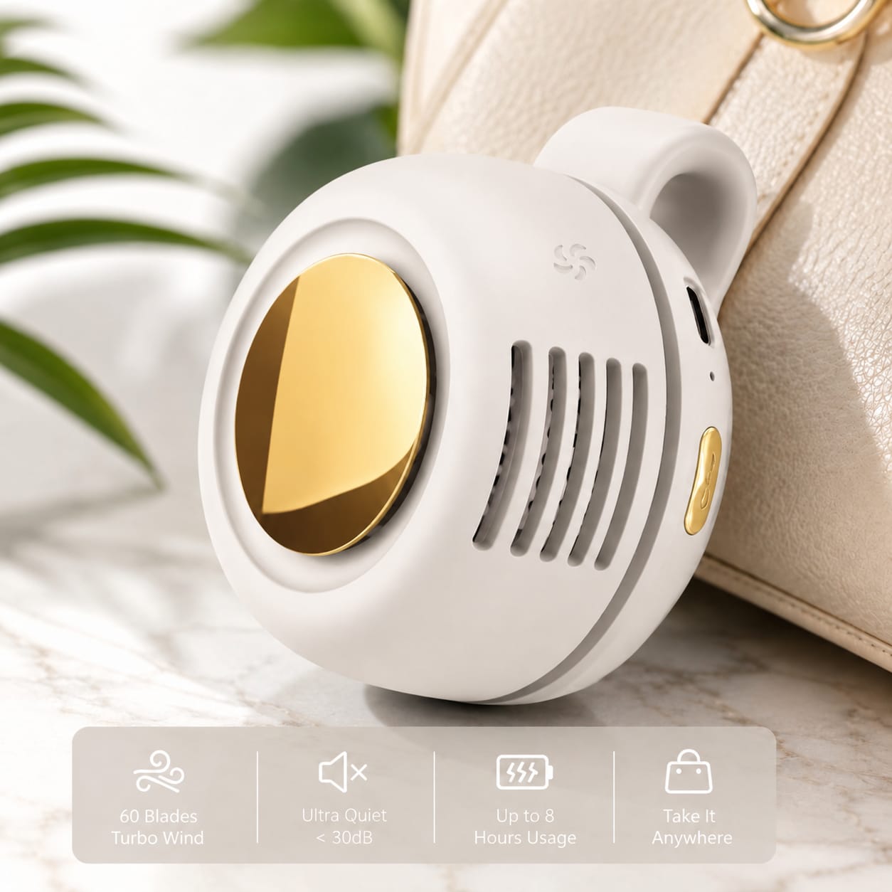 Portable USB Rechargeable Bladeless Fan