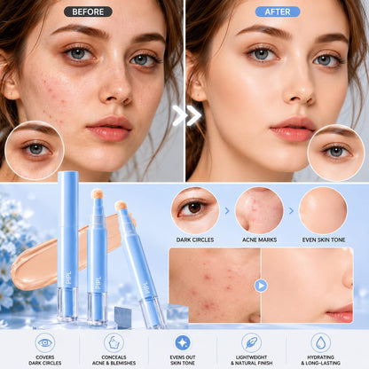 Moisturizing Concealer Face Brightening Concealer Covering Acne Scar and Dark Circles