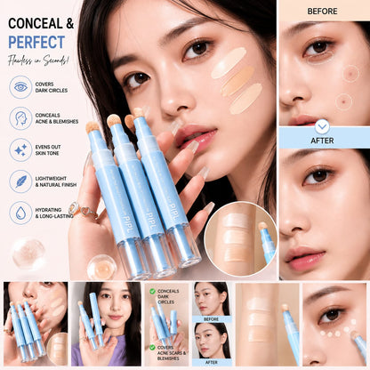 Moisturizing Concealer Face Brightening Concealer Covering Acne Scar and Dark Circles