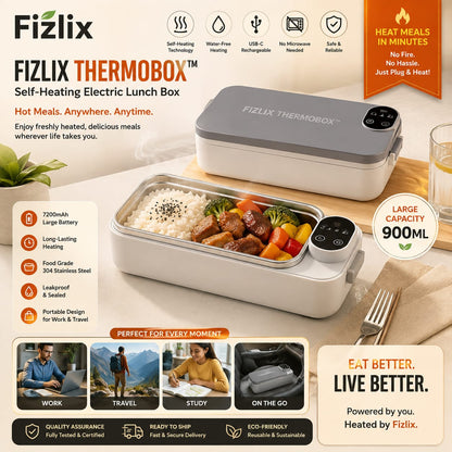 Fizlix ThermoBox™ - Self-Heating Electric Lunch Box