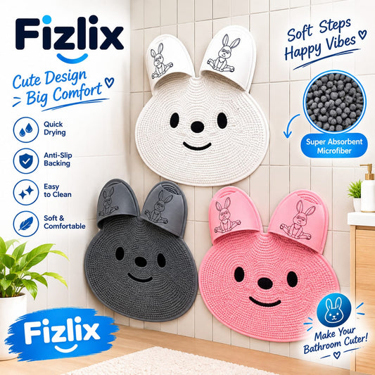 🎀Fizlix OctoGrip™🐰Silicone Foot Scrubber Mat 🧼👣