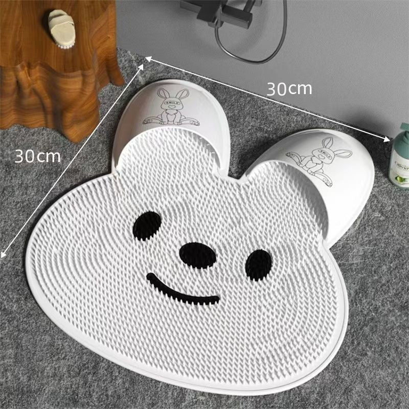 Silicone Foot Scrubbing Bath Mat