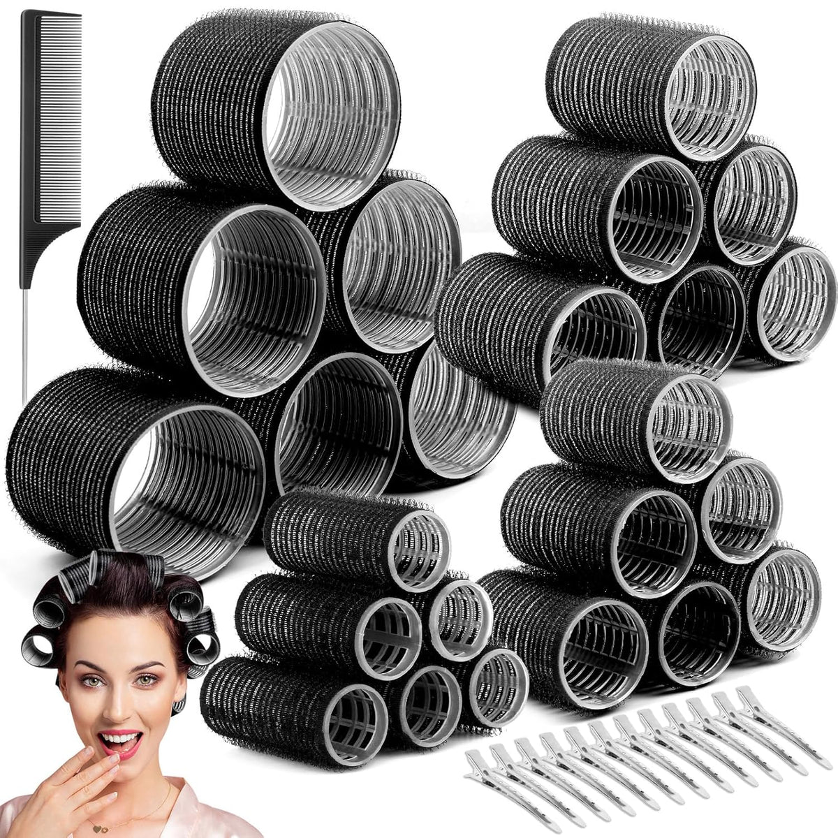 Heatless Hair Curlers