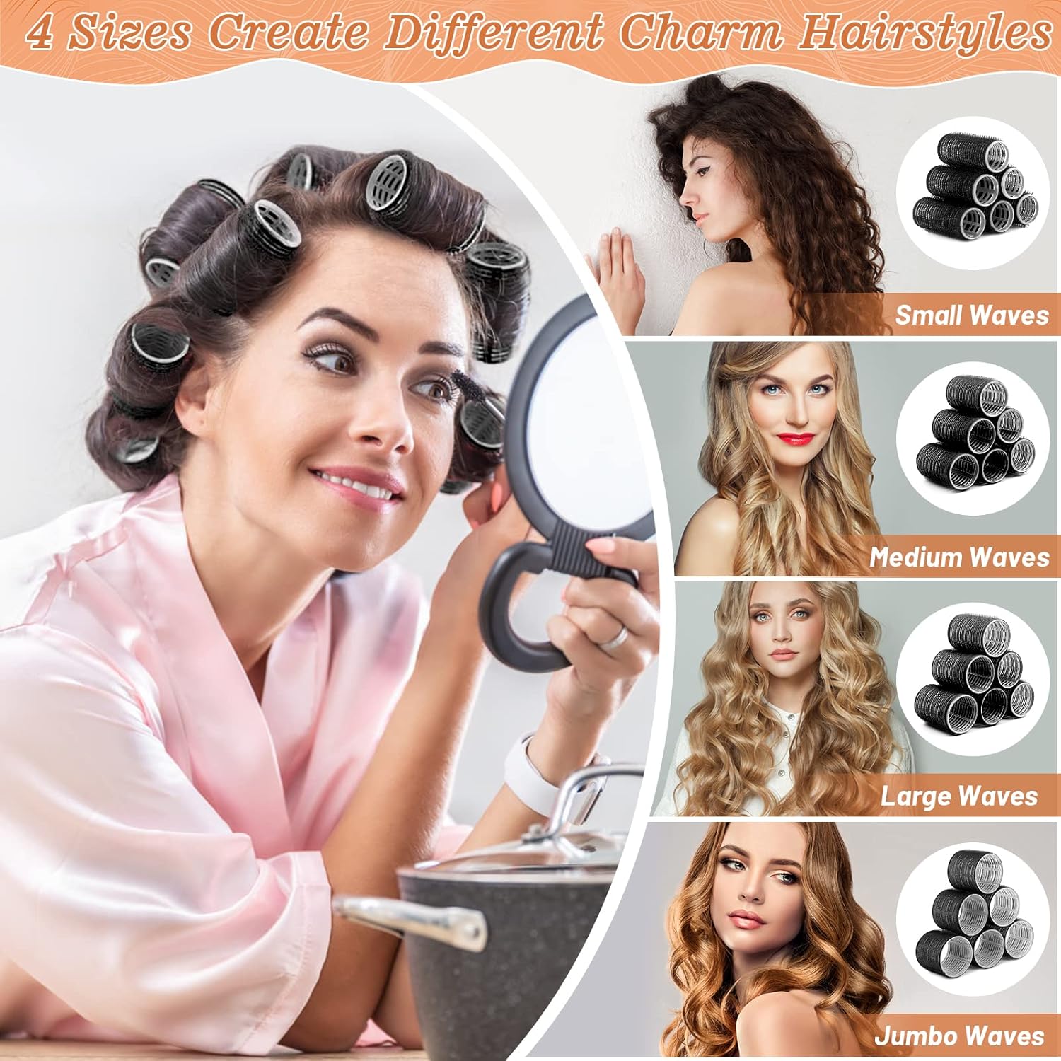 Heatless Hair Curlers